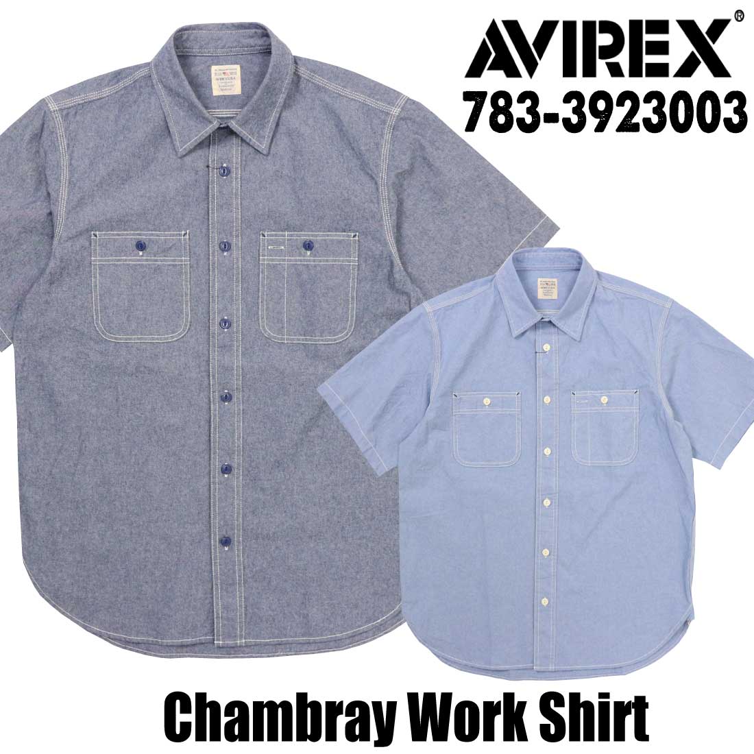 AVIREX（アヴィレックス） アビレックス 半袖 シャツ 783-3923003