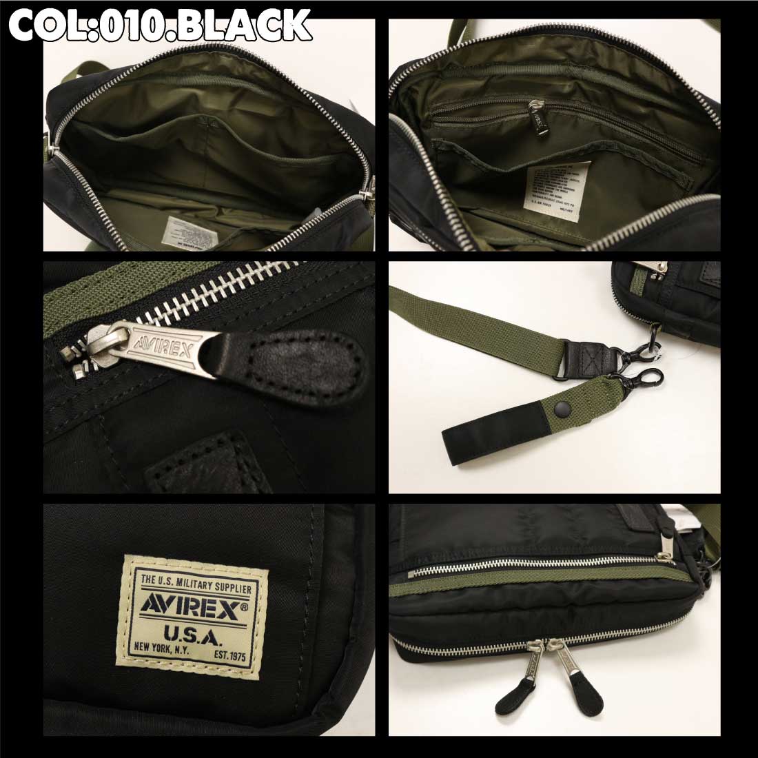 AVIREX（アヴィレックス） アビレックス バッグ フライト ナイロン