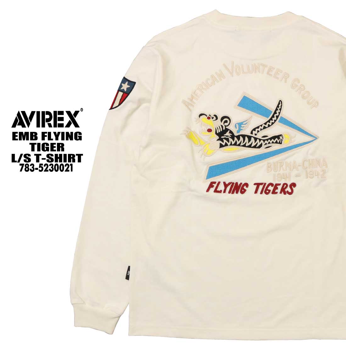 AVIREX（アヴィレックス） アビレックス 長袖 Tシャツ 783-5230021