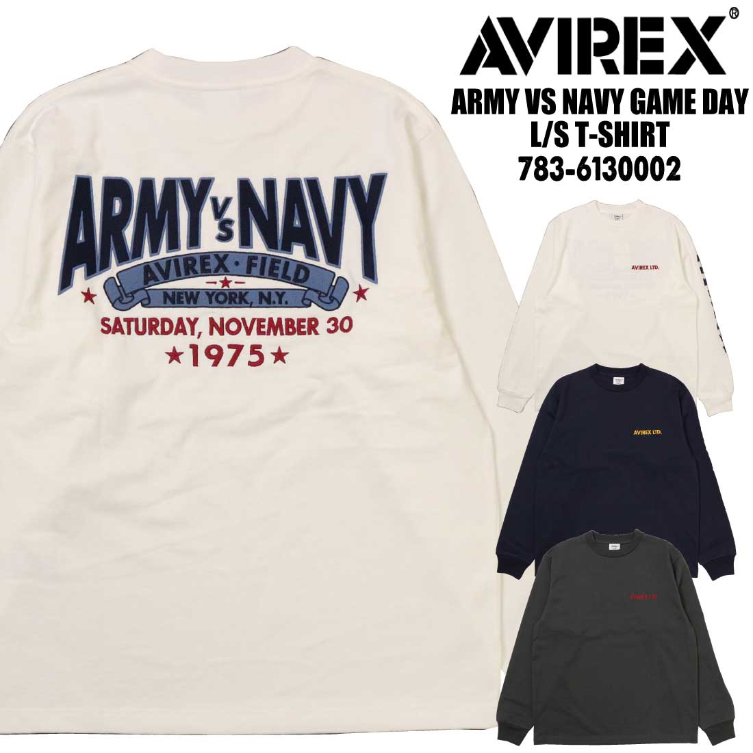 AVIREX（アヴィレックス） アビレックス 長袖 Tシャツ 783-6130002