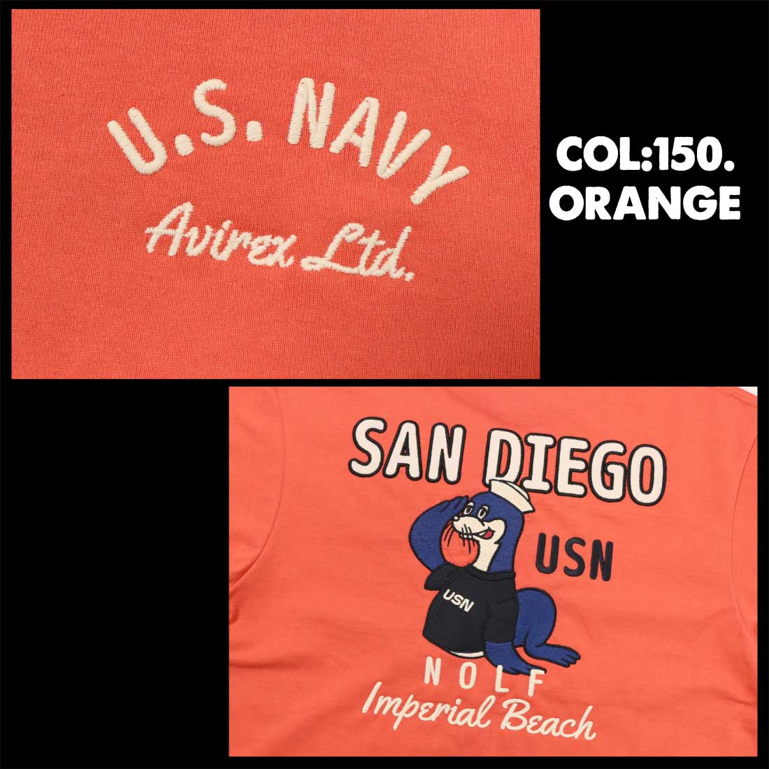AVIREX（アヴィレックス） アビレックス 半袖 Tシャツ 783-61340007 S