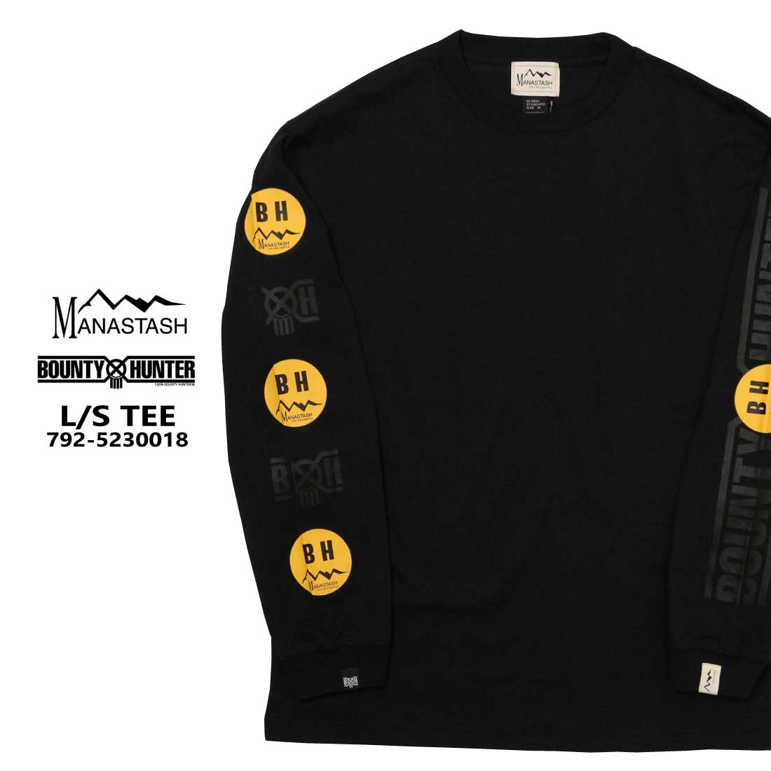 MANASTASH マナスタッシュ BOUNTY HUNTER バウンティハンター 長袖 T