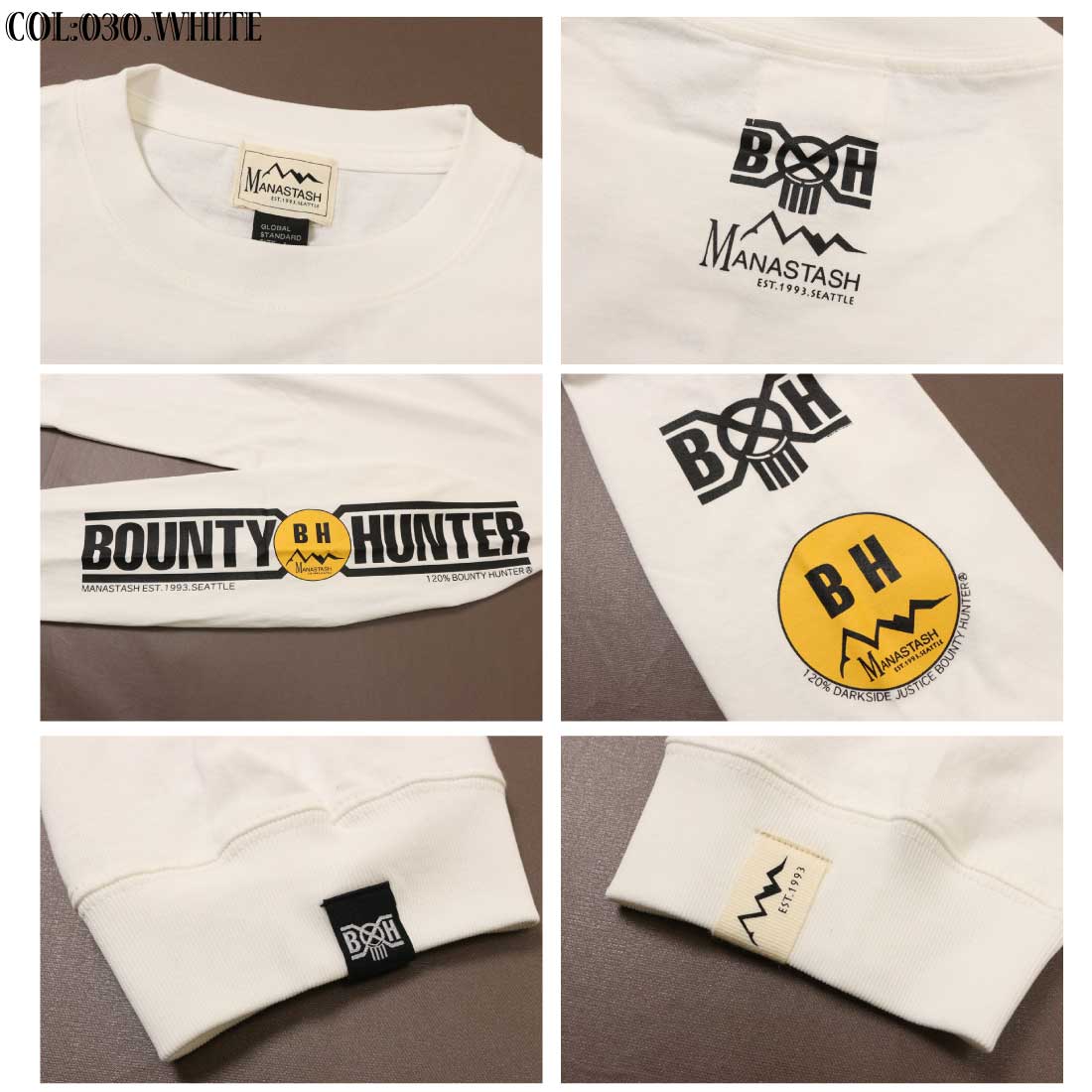 MANASTASH マナスタッシュ BOUNTY HUNTER バウンティハンター 長袖 T