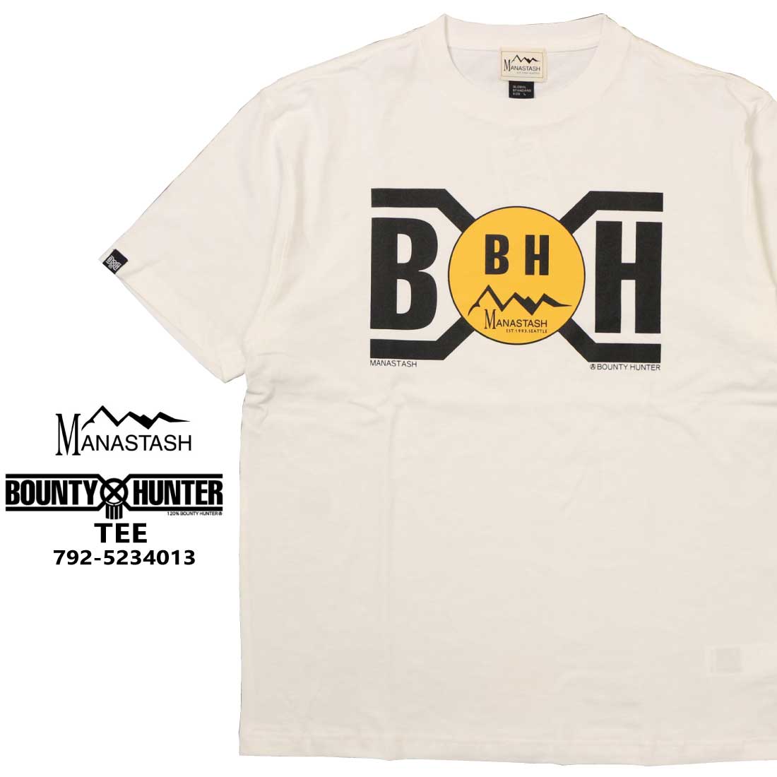 MANASTASH マナスタッシュ BOUNTY HUNTER バウンティハンター 半袖 T