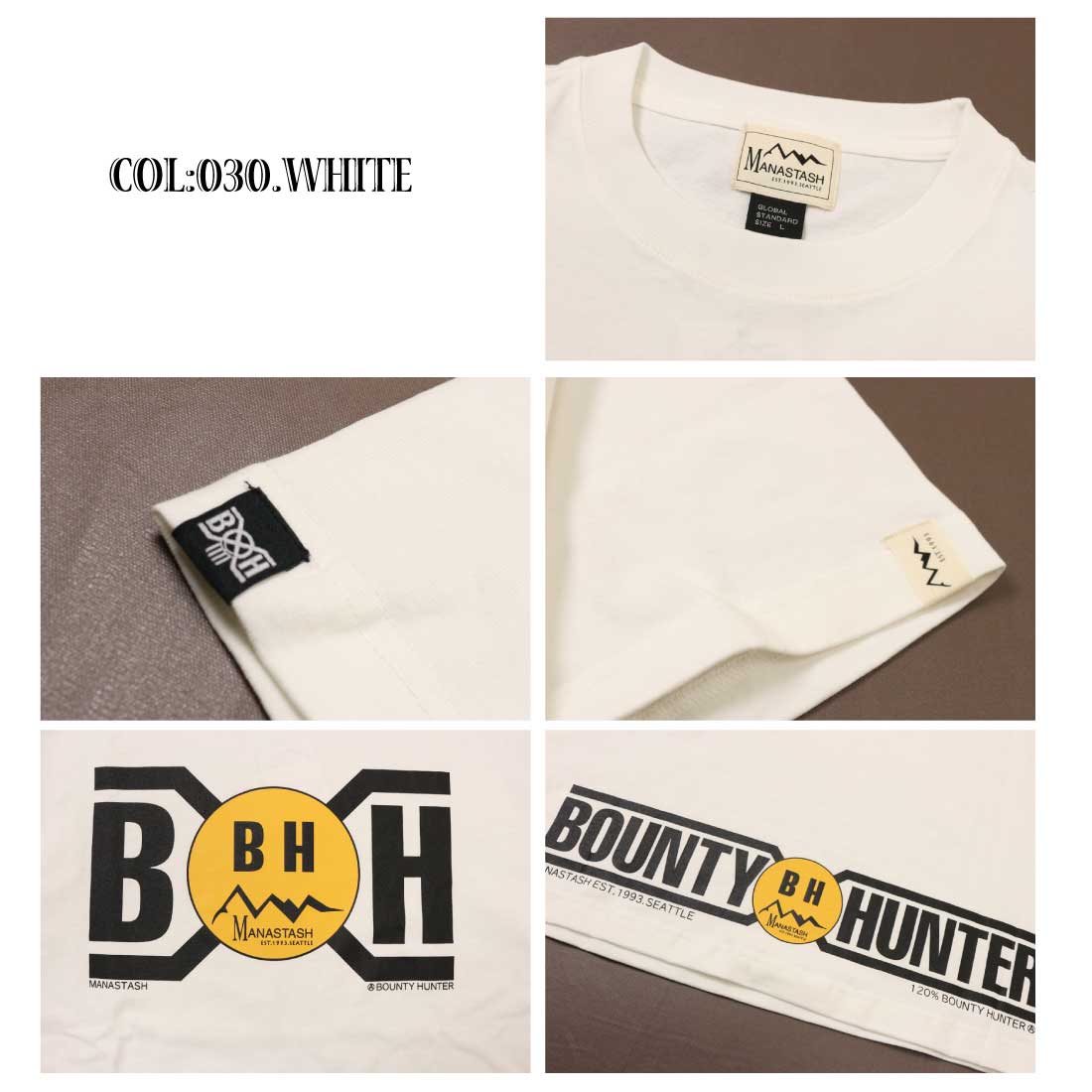 MANASTASH マナスタッシュ BOUNTY HUNTER バウンティハンター 半袖 T