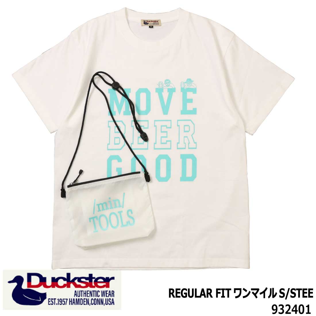 メール便発送 Duckster ダックスター 半袖 Tシャツ REGULAR FIT