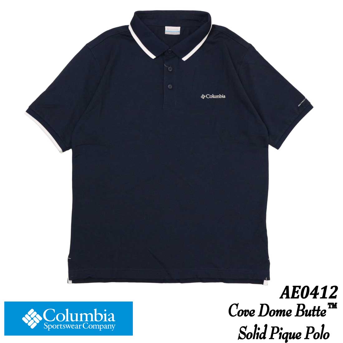 20％OFF　コロンビア ポロシャツ COLUMBIA AE0412 COVE DOME BUTTE SOLID PIQUE POLO コウブドームビュット ソリッド ピケ ポロ Columbia 20％OFF コロンビア ポロシャツ COLUMBIA AE0412 COVE