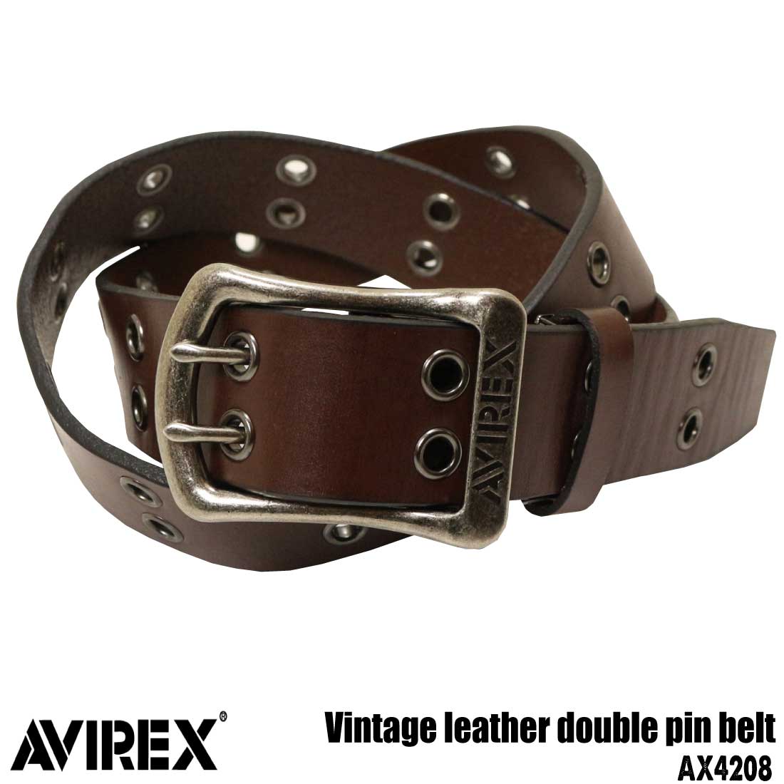 激レア】afbロゴ付きレザーベルト AFB（エーエフビー） ベルト BUCKLE BELT メンズ レディース