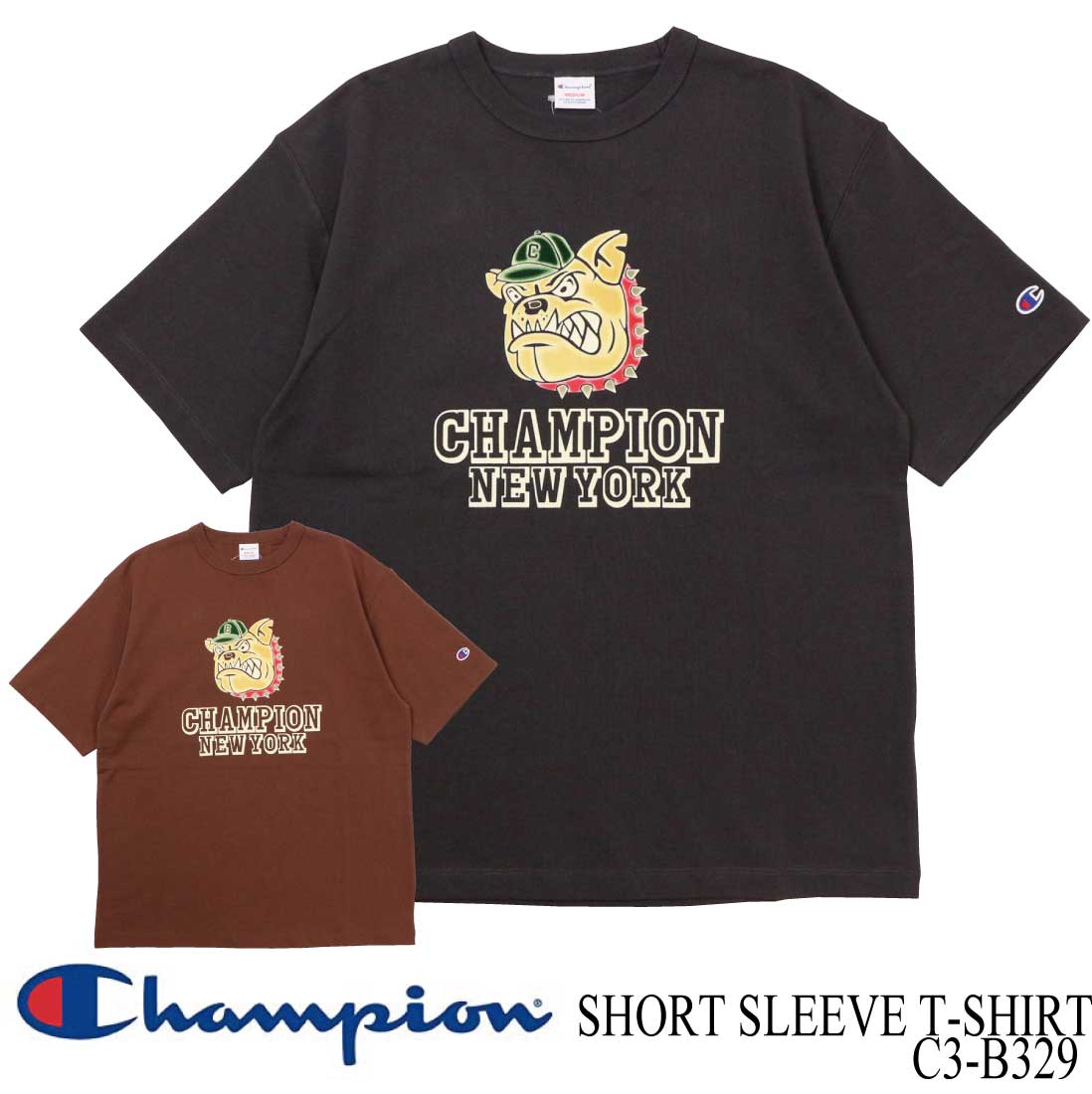 Champion チャンピオン 半袖 Tシャツ クルーネック C3-B329