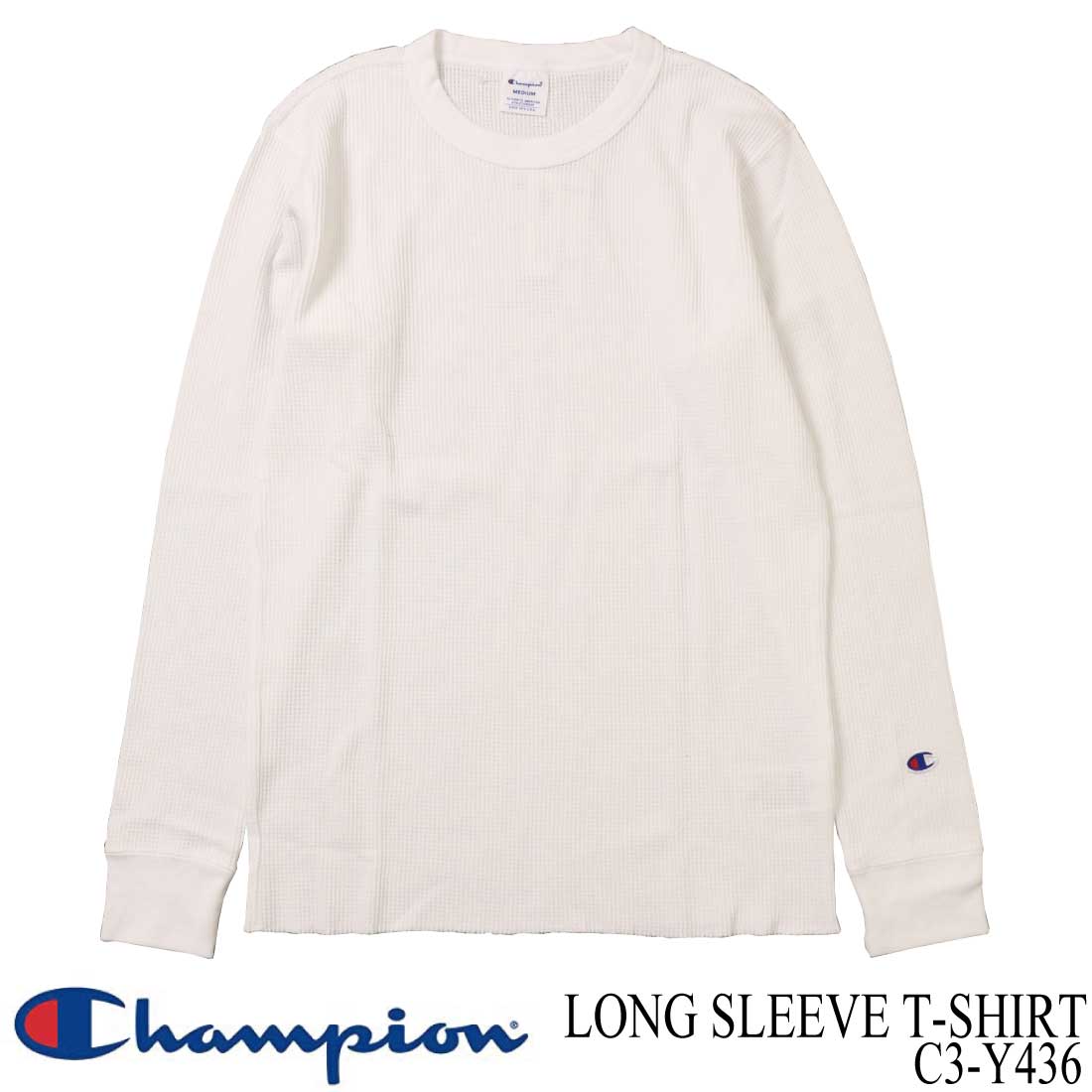 Champion（チャンピオン） C3-Y436 クルーネック サーマル カットソー