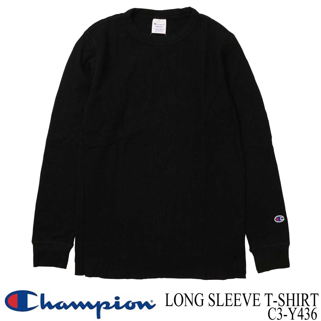 Champion（チャンピオン） C3-Y436 クルーネック サーマル カットソー