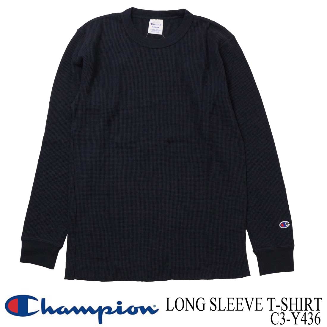 Champion（チャンピオン） C3-Y436 クルーネック サーマル カットソー