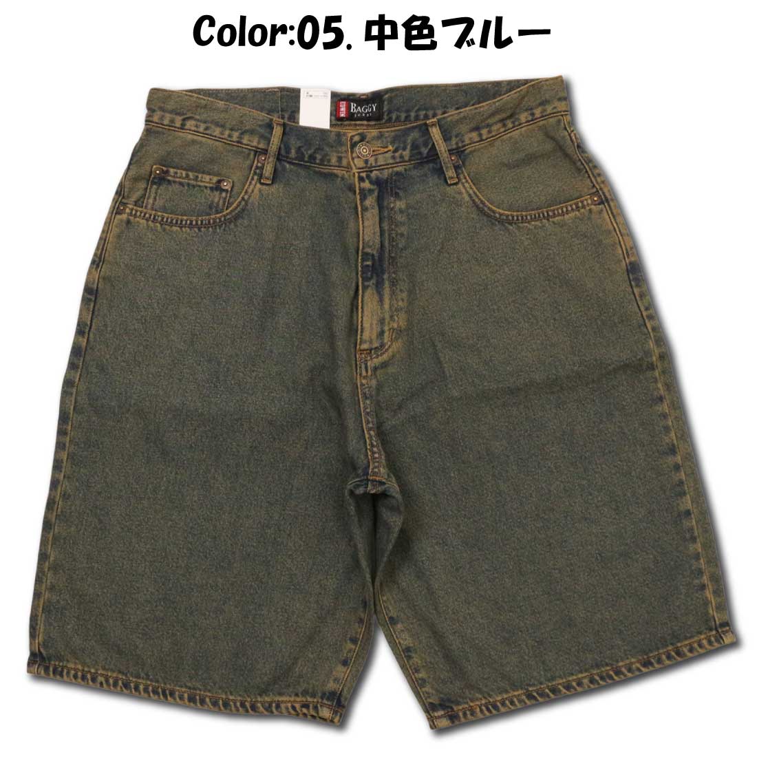 超極太 ヴィンテージ QRUEL バギーデニムショーツ Y2K W42 黒緑 INTERNATIONAL BASIC EDWIN エドウィン デニム ショートパンツ E9560