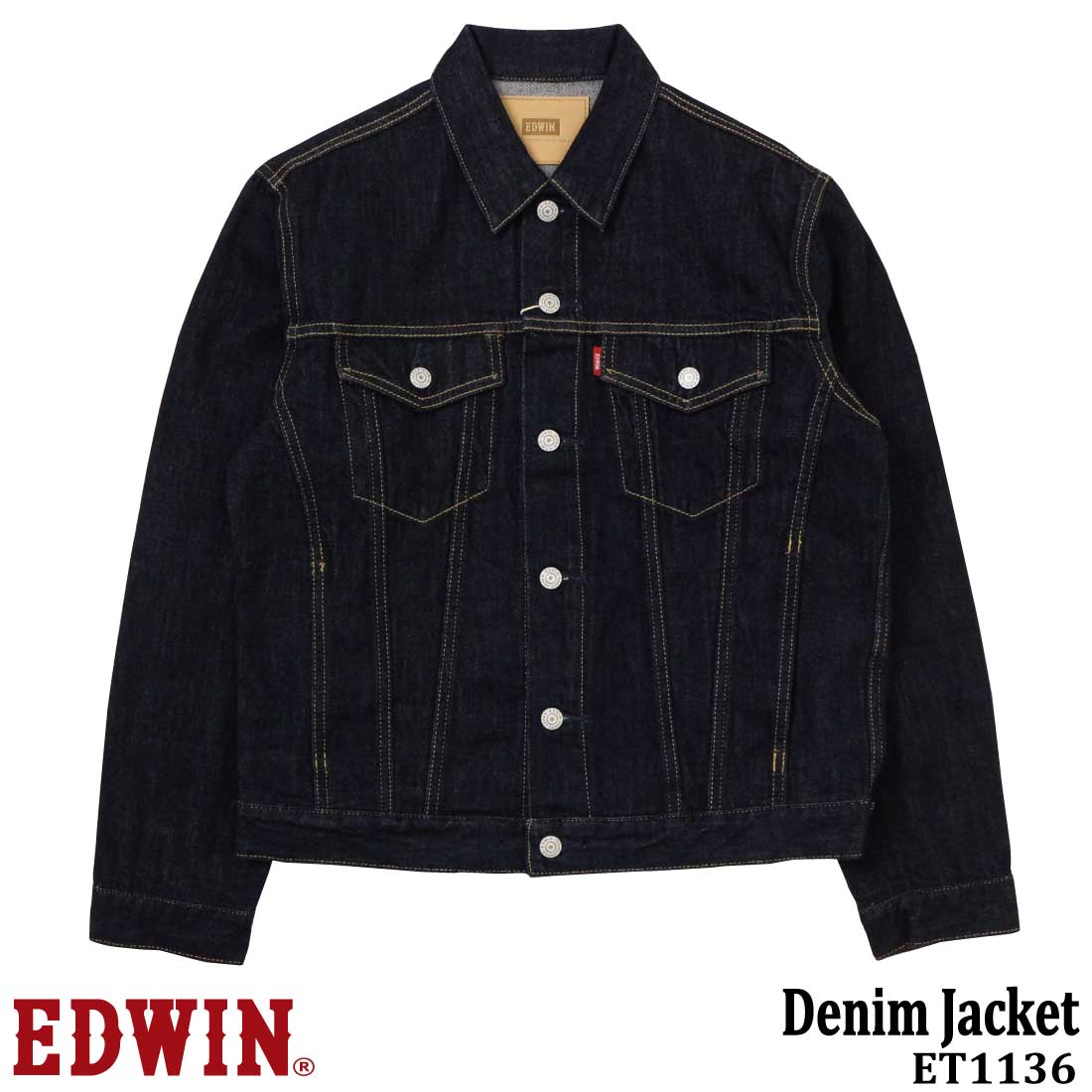 EDWIN（エドウィン） デニム ジャケット アウター Gジャン ET1136 12oz