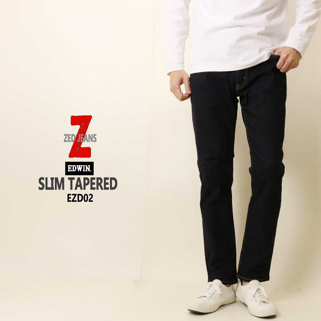 F.L.E エドウィン EDWIN ZED JEANS EZD02 スリムテーパード ジーンズ