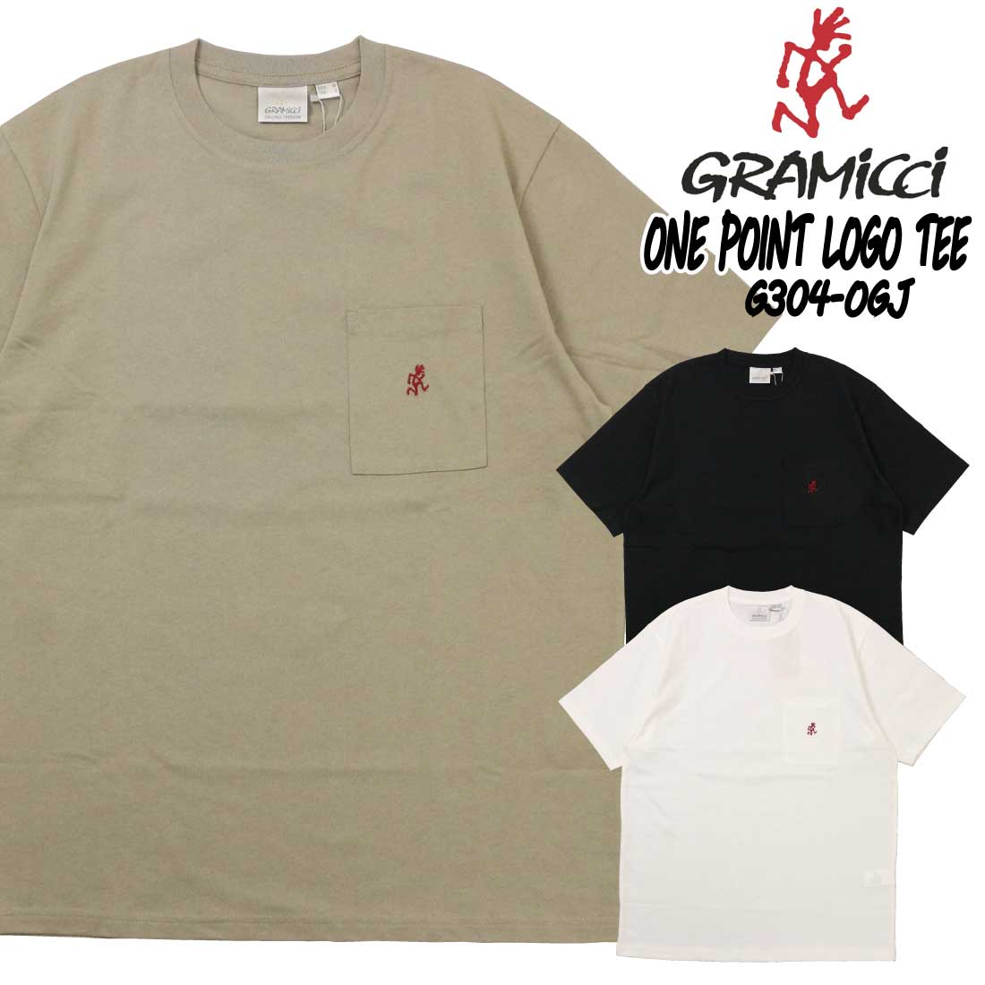 Gramicci（グラミチ） メール便 発送 半袖 Tシャツ ワンポイントT