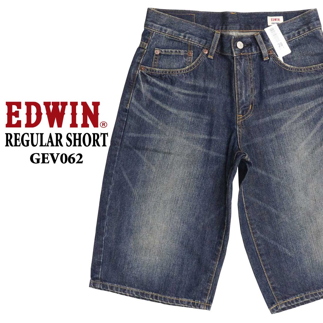 エドウィン EDWIN ショートパンツ GEV062 レギュラーショーツ デニム