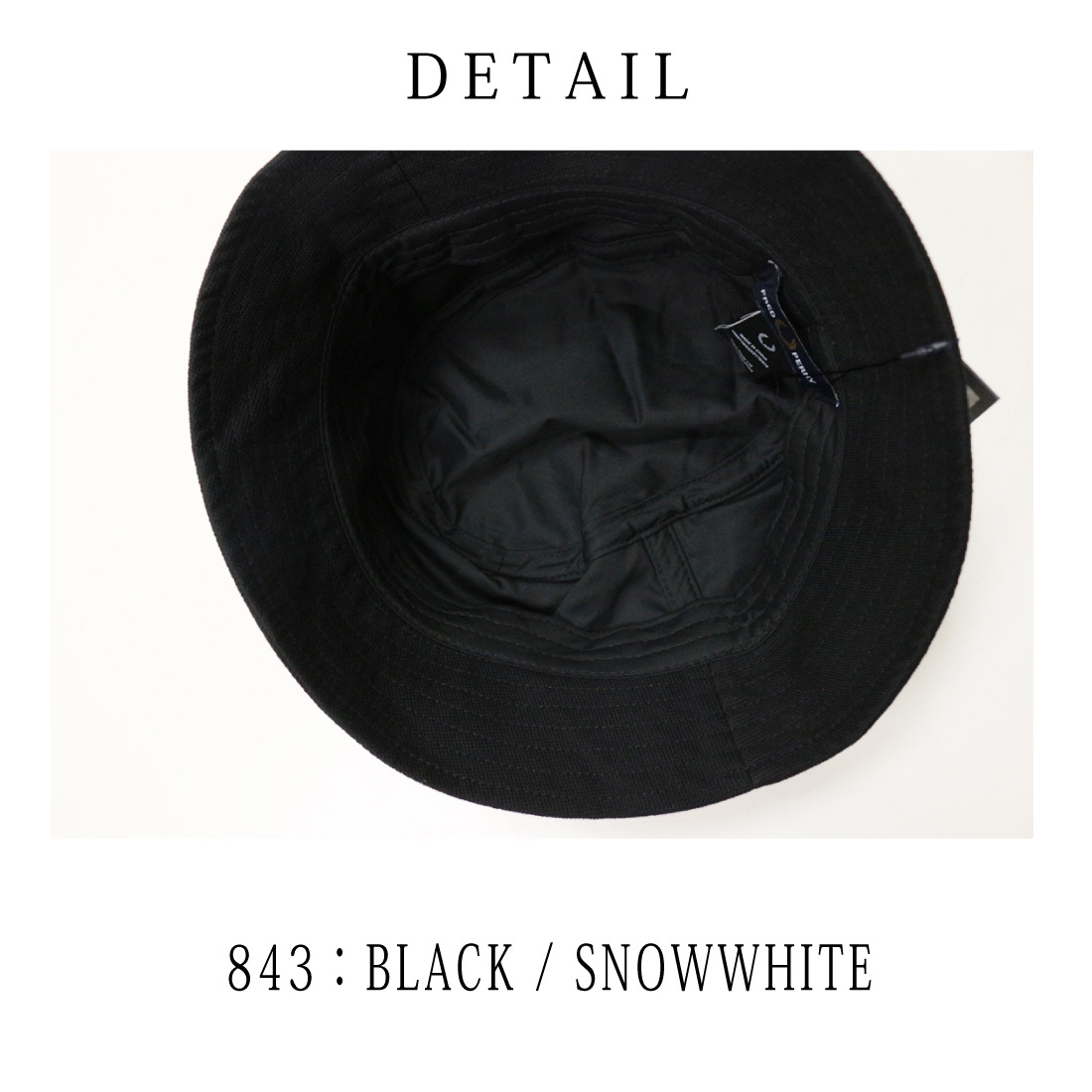 FRED PERRY 帽子 バケットハット HW6730 フレッドペリー FRED PERRY 帽子 バケットハット ブラウン