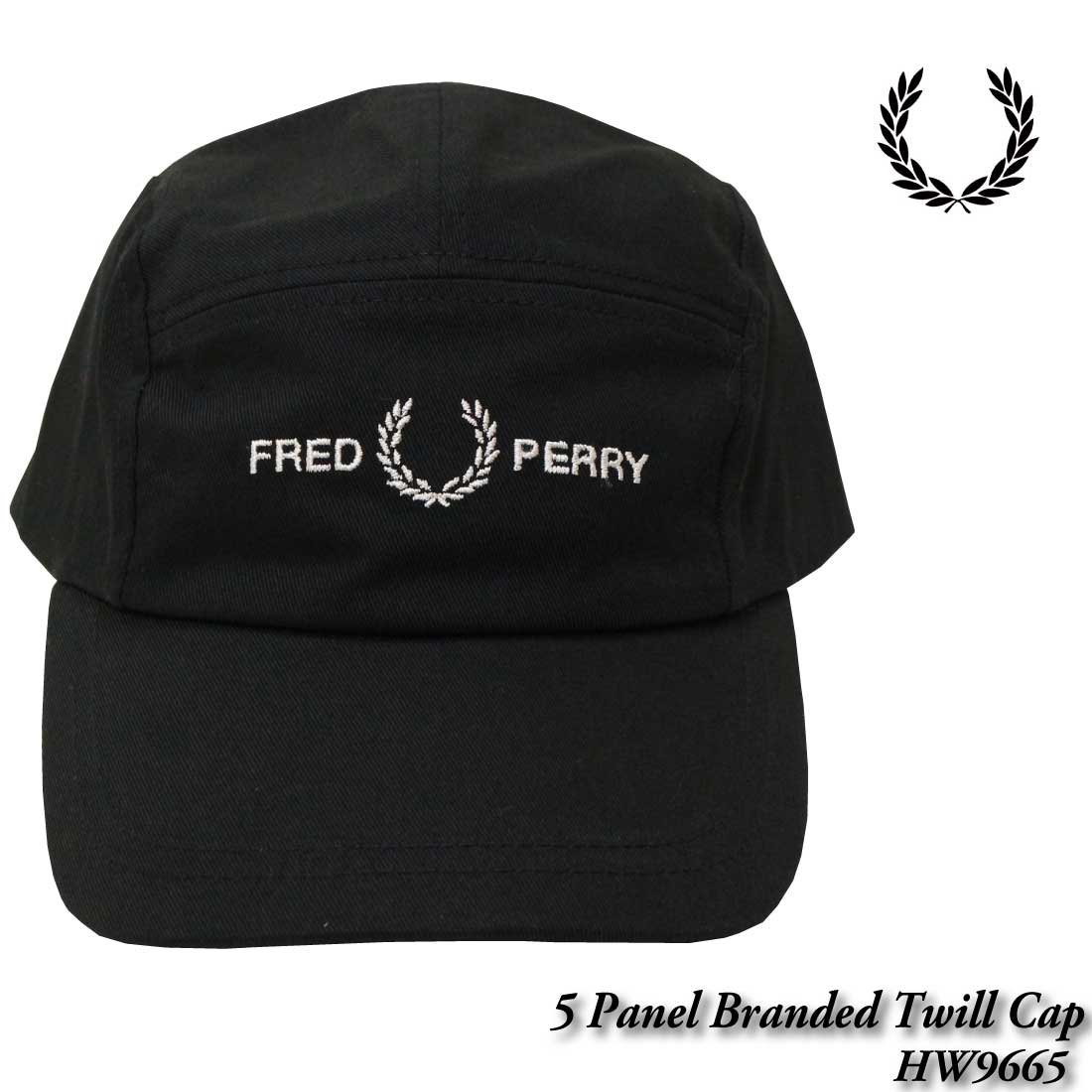 FRED PERRY フレッドペリー 帽子 キャップ HW9665 5 Panel