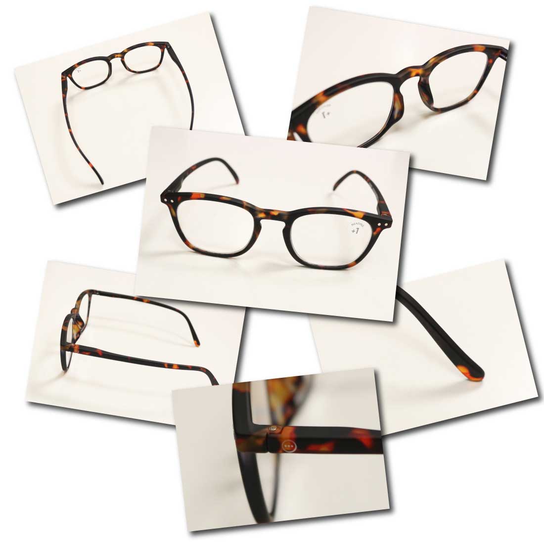 la.EyeWorkusリーディンググラス IZIPIZI イジピジ Reading #E ウェリントン 老眼鏡 リーディング