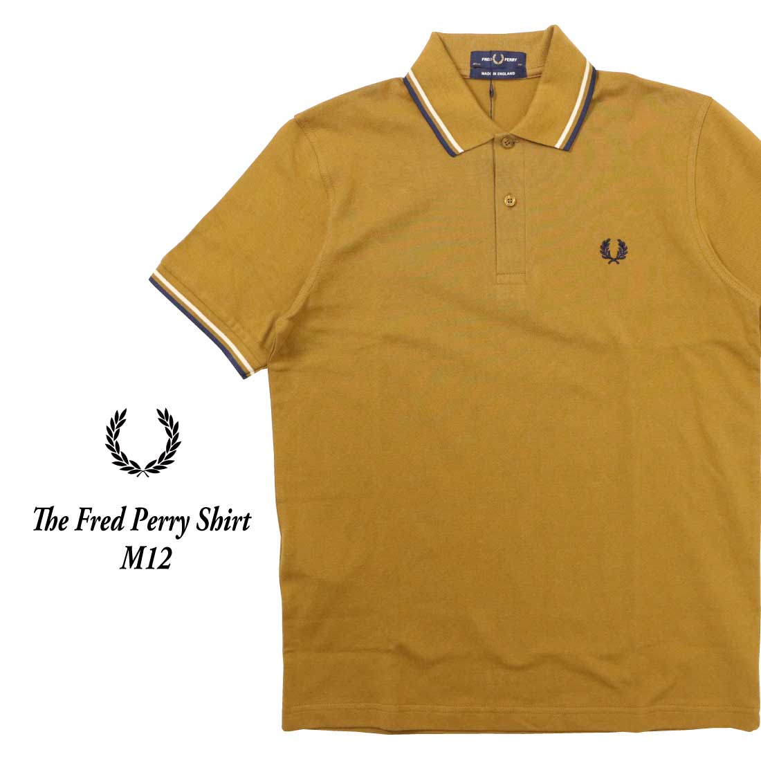 FRED PERRY 半袖 ポロシャツ The Fred Perry Shirt M12 ティップラ...