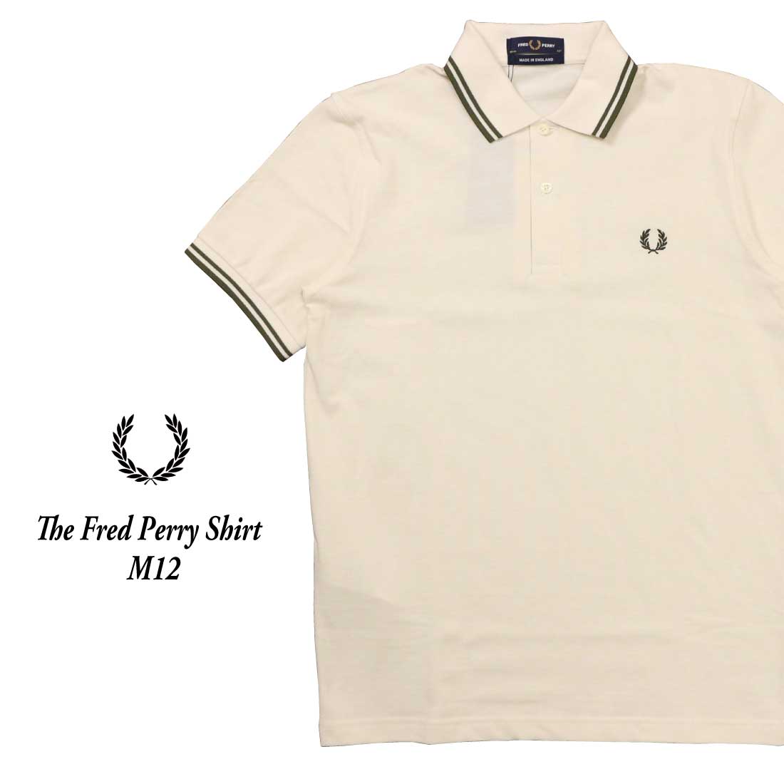 FRED PERRY フレッドペリー 半袖 ポロシャツ The Fred Perry Shirt M12 