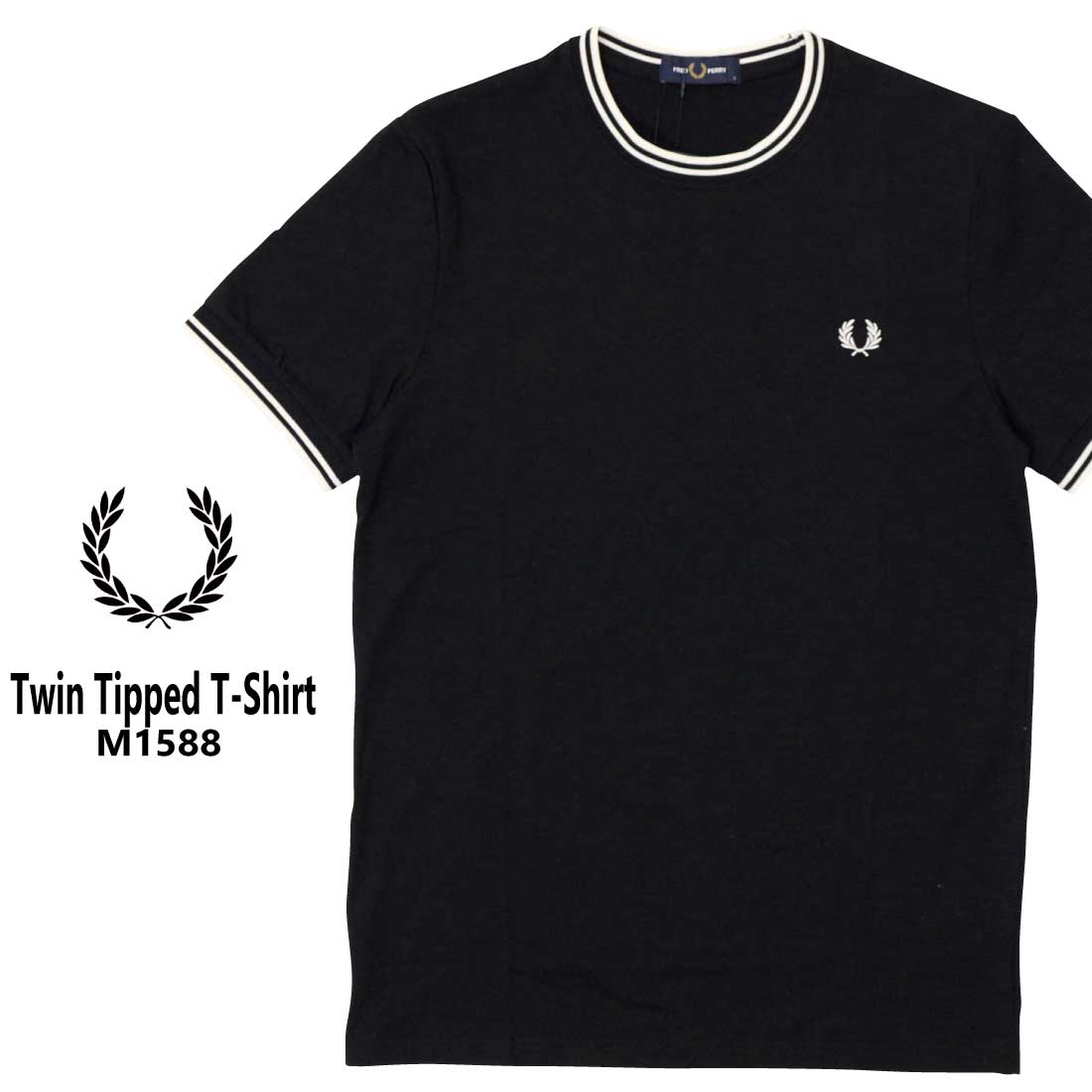 メール便発送 FRED PERRY 半袖 Tシャツ Twin Tipped T-Shirt M158...