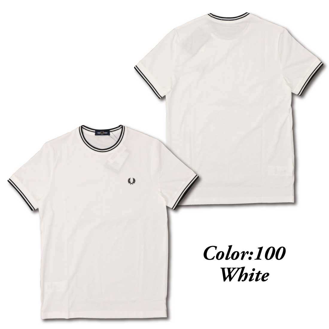 メール便発送 FRED PERRY フレッドペリー 半袖 Tシャツ Twin Tipped T 