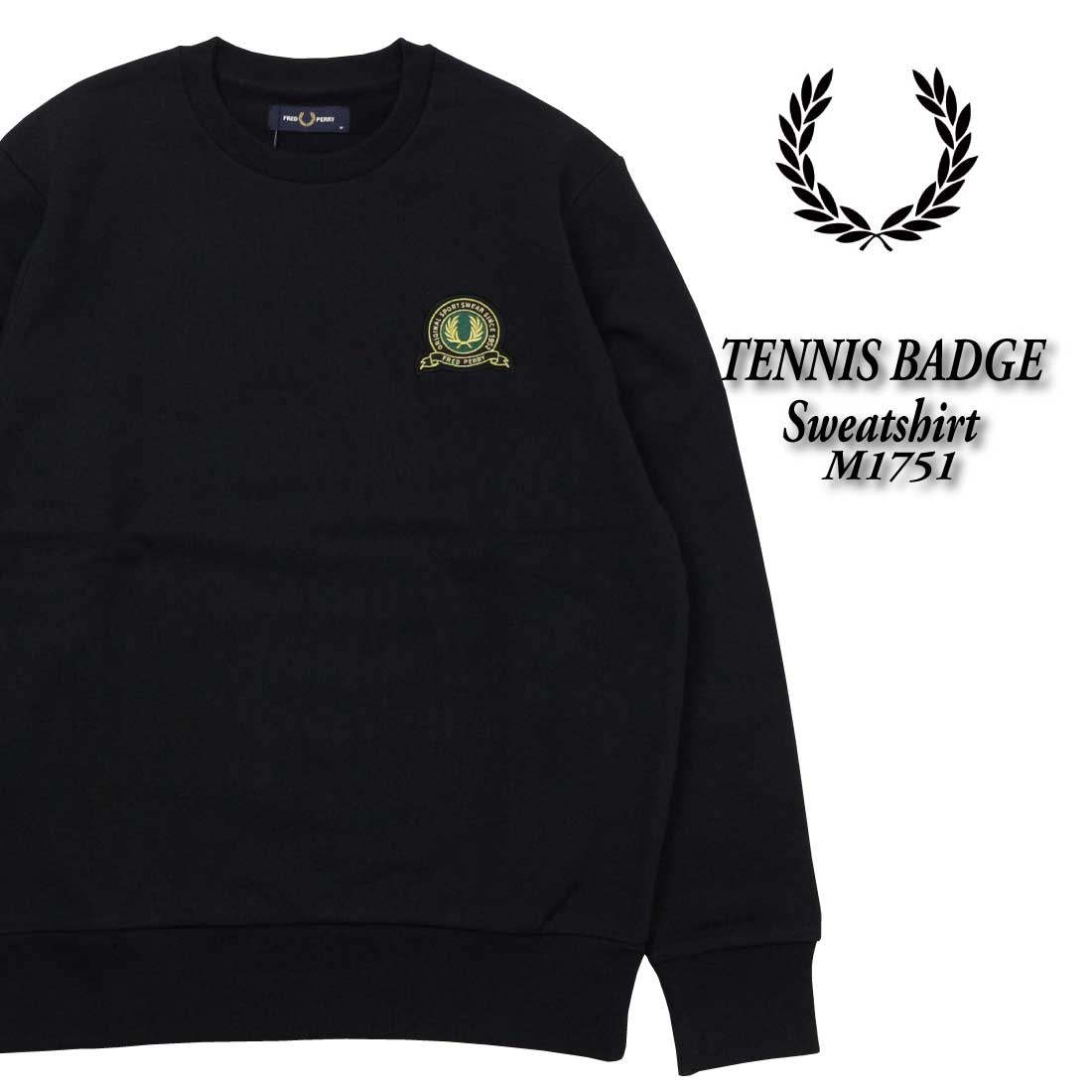 FRED PERRY（フレッドペリー） TENNIS BADGE Sweatshirt M1751