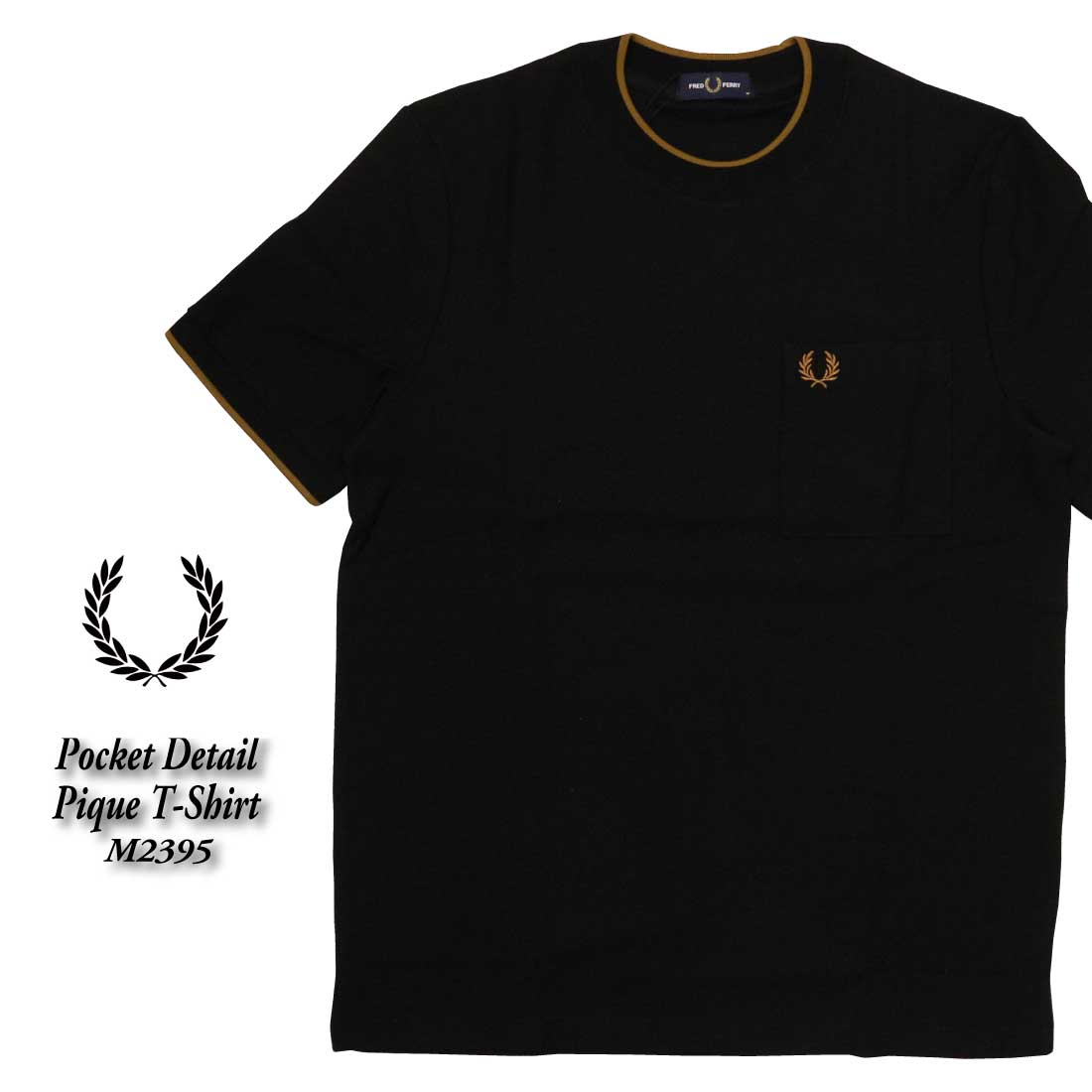 FRED PERRY（フレッドペリー） 半袖 Tシャツ Pocket Detail Pique T