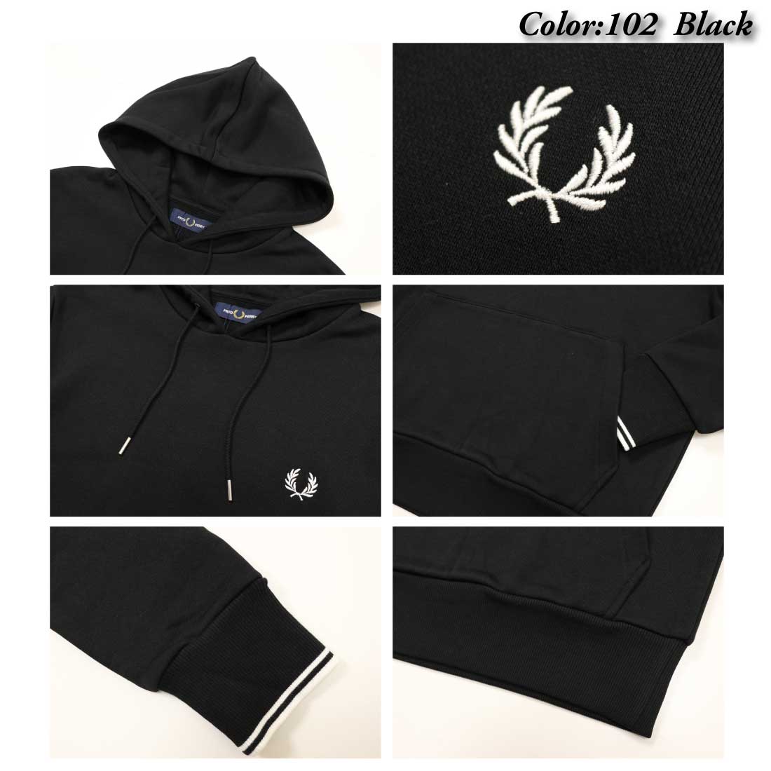 FRED PERRY フレッドペリー ロゴ スウェットパーカー L フレッドペリー FRED PERRY FRED PERRY パーカー TIPPED HOODED