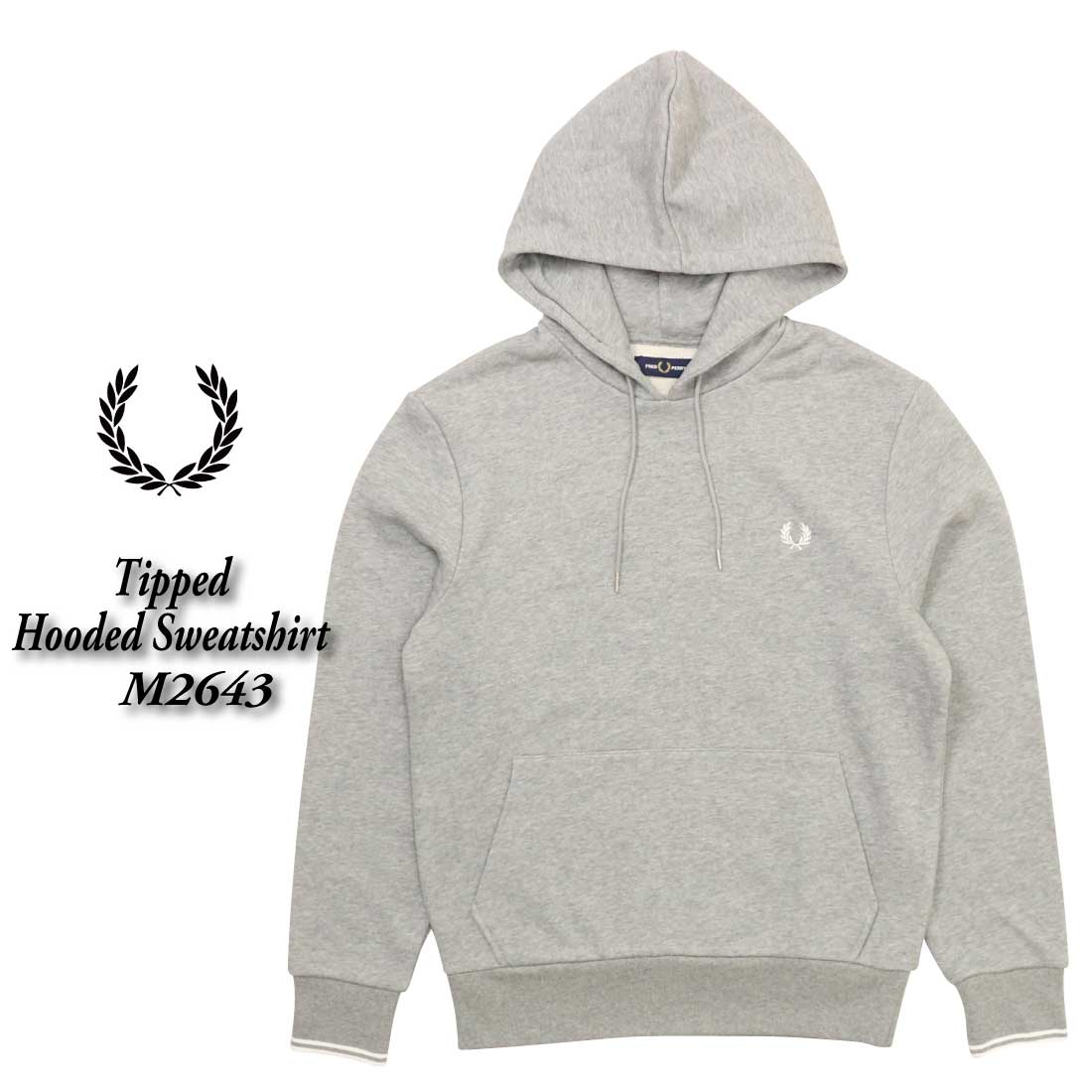 FRED PERRY フレッドペリー Tipped Hooded Sweatshirt M2643