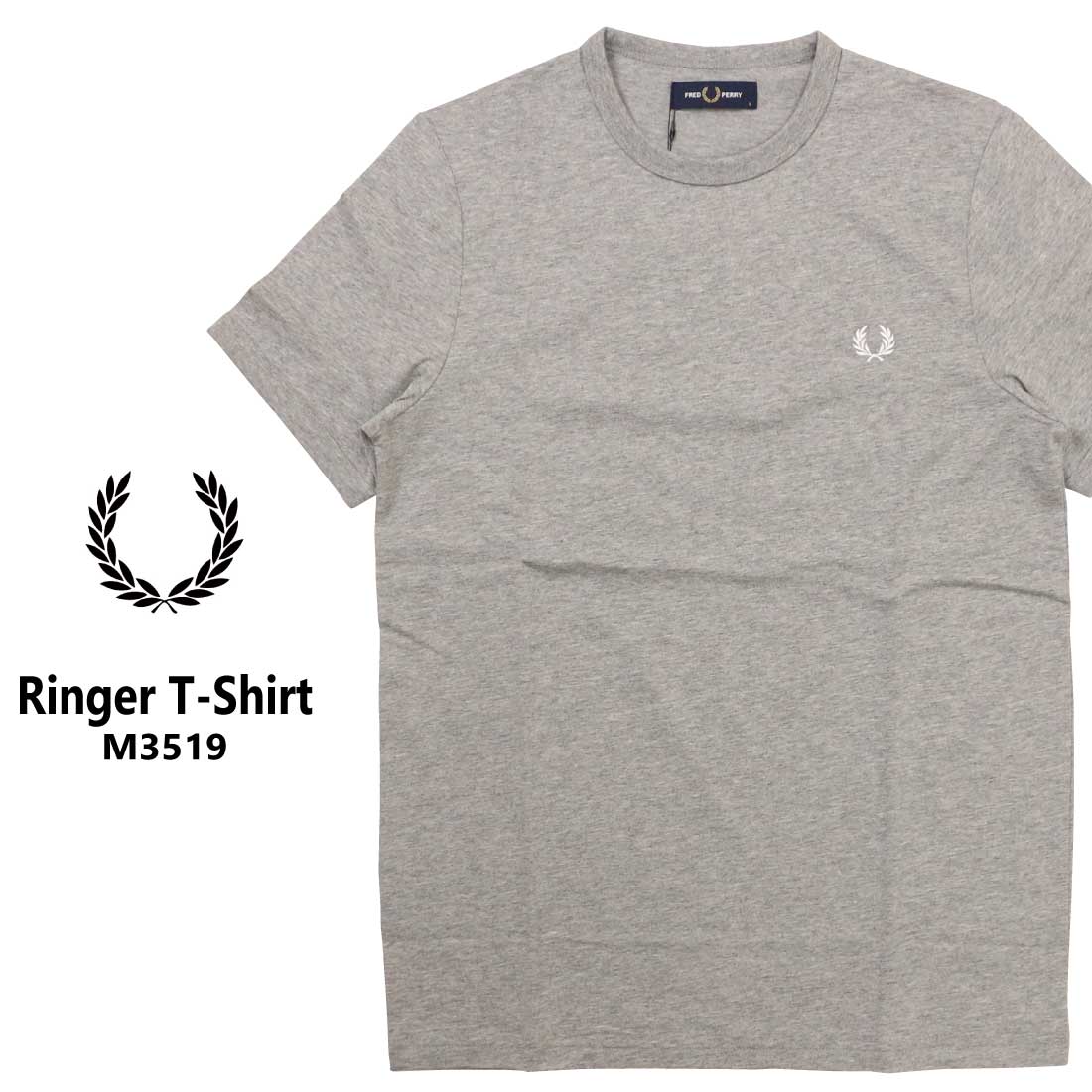 FRED PERRY メール便発送 フレッドペリー M3519 RINGER T-SHIRT FRED PERRY メール便発送 フレッドペリー M3519 RINGER T-SHIRT