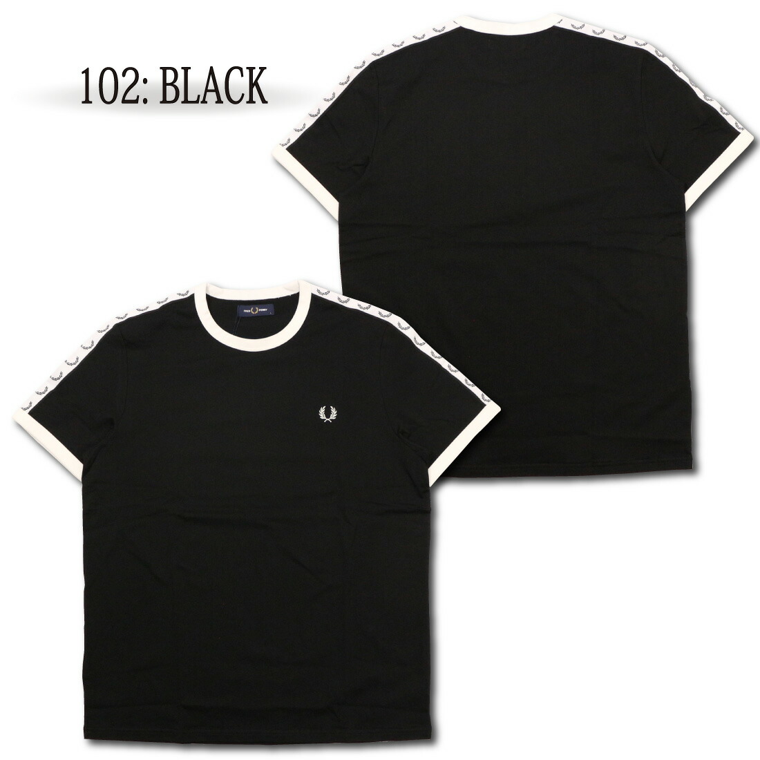 FRED PERRY リンガーネック　半袖ポロシャツ jeansaiya-a_fp-m4620