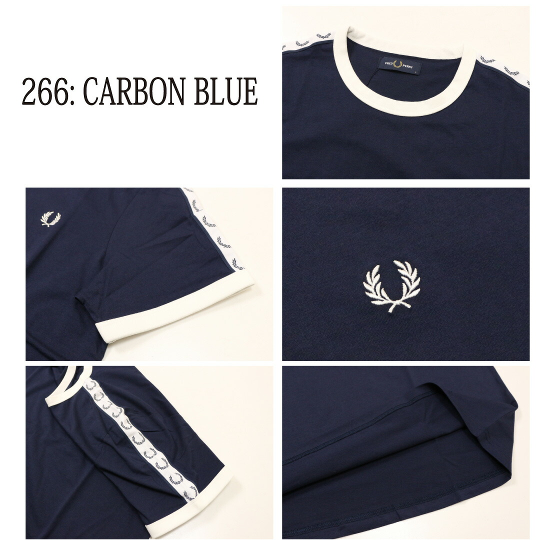FRED PERRY Back グラフィックプリント Tシャツ 関＊送込 org.jpg