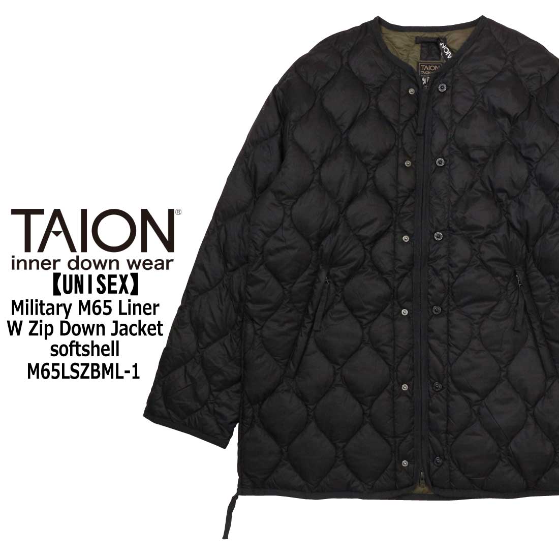 TAION（タイオン） ミリタリー M65 ライナーWジップ ダウンジャケット