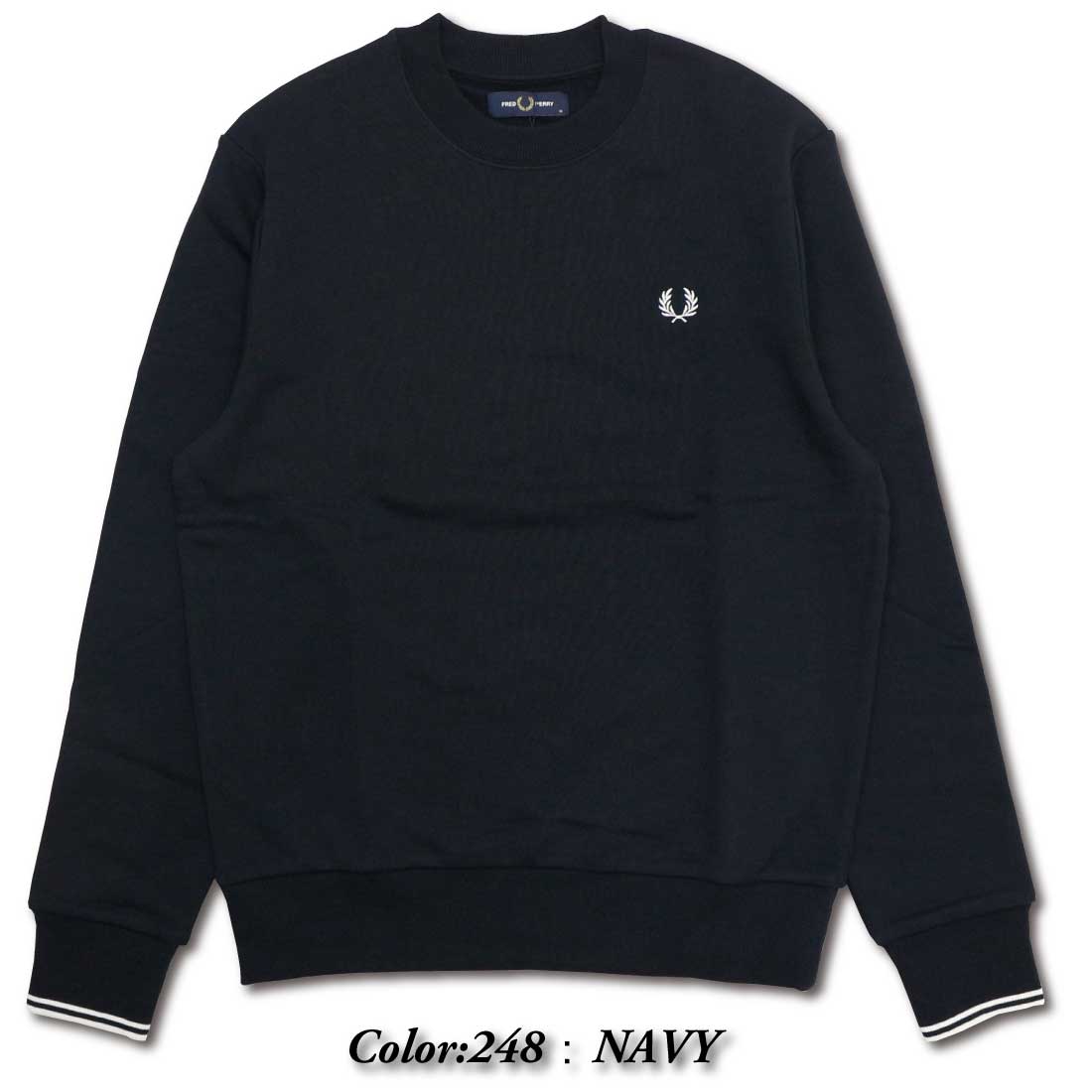 FRED PERRY（フレッドペリー） Crew Neck Sweatshirt M7535 スウェット
