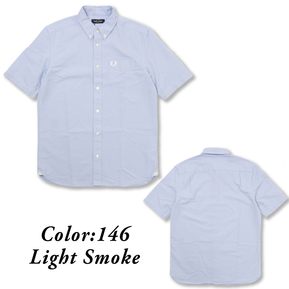 FRED PERRY フレッドペリー 半袖 シャツ Oxford Short Sleeve