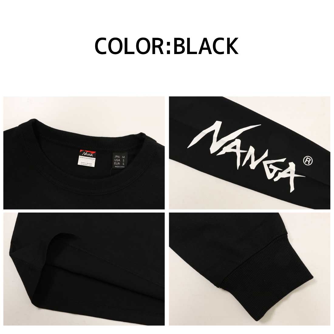 NANGA ナンガ 長袖 カットソー Tシャツ エコハイブリッド