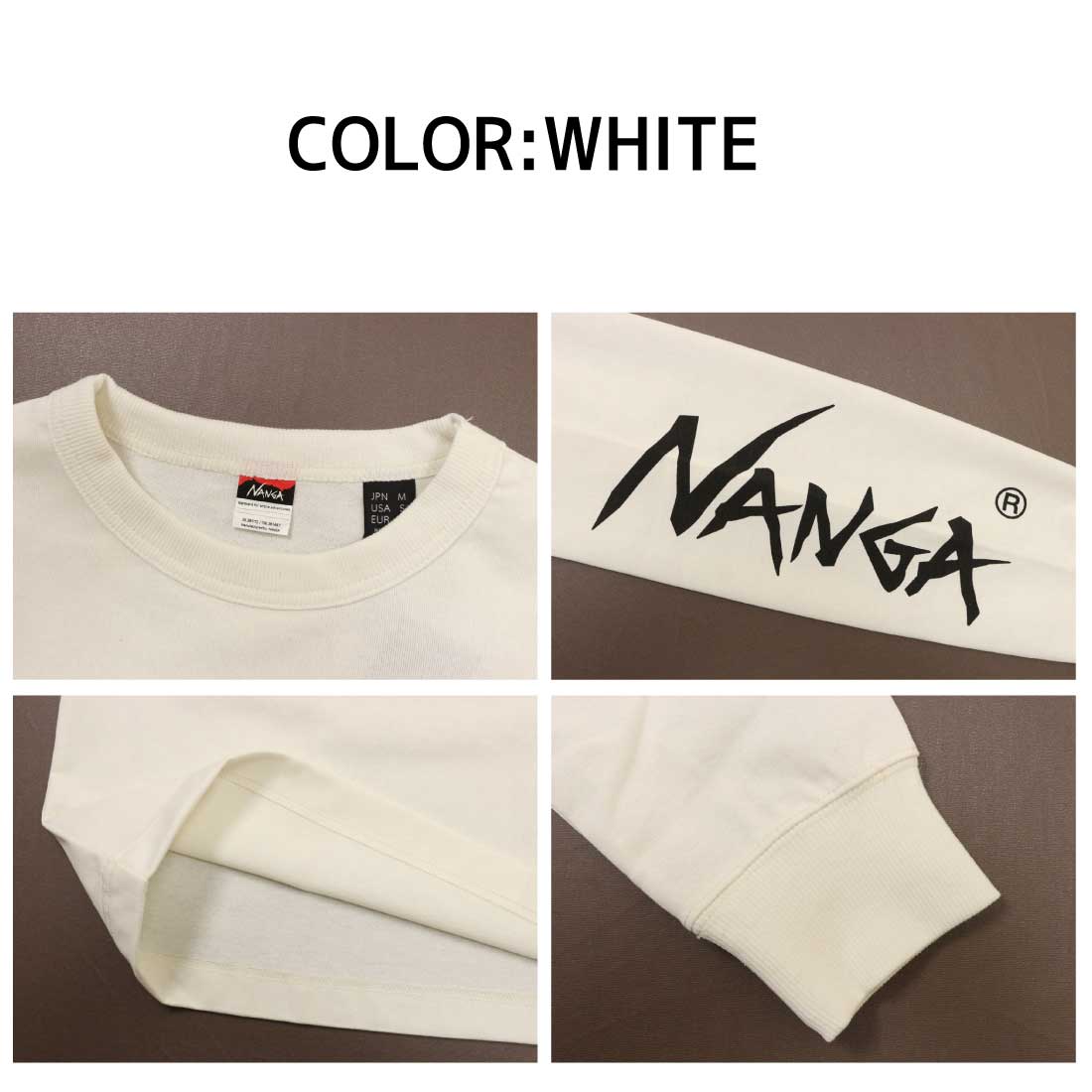 NANGA ナンガ 長袖 カットソー Tシャツ エコハイブリッド