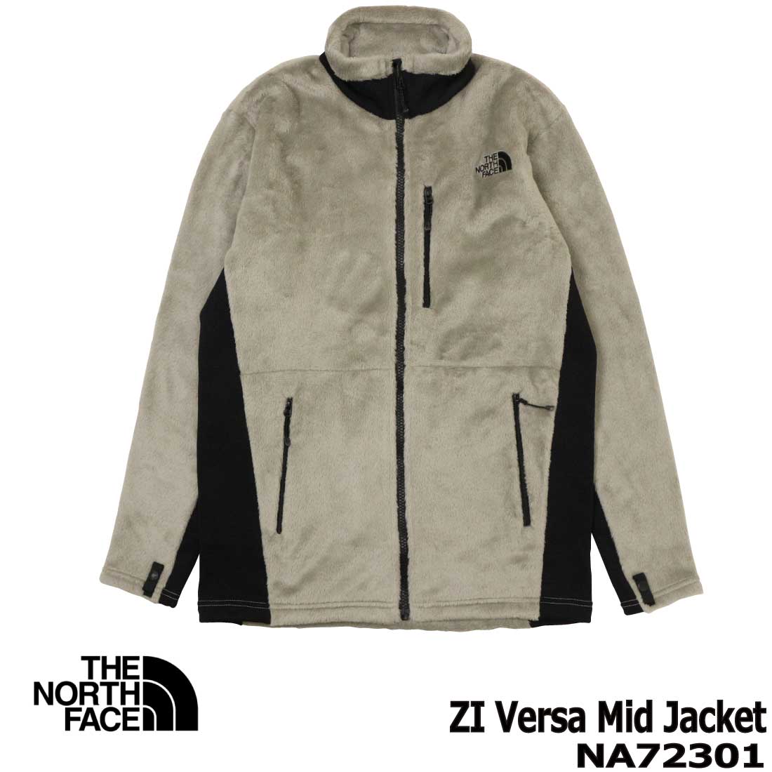 THE NORTH FACE ザ・ノース・フェイス フリース ジャケット NA72301 ジップインバーサミッドジャケット 保温 ハイブリッド  ストレッチ 登山 トレッキング メンズ