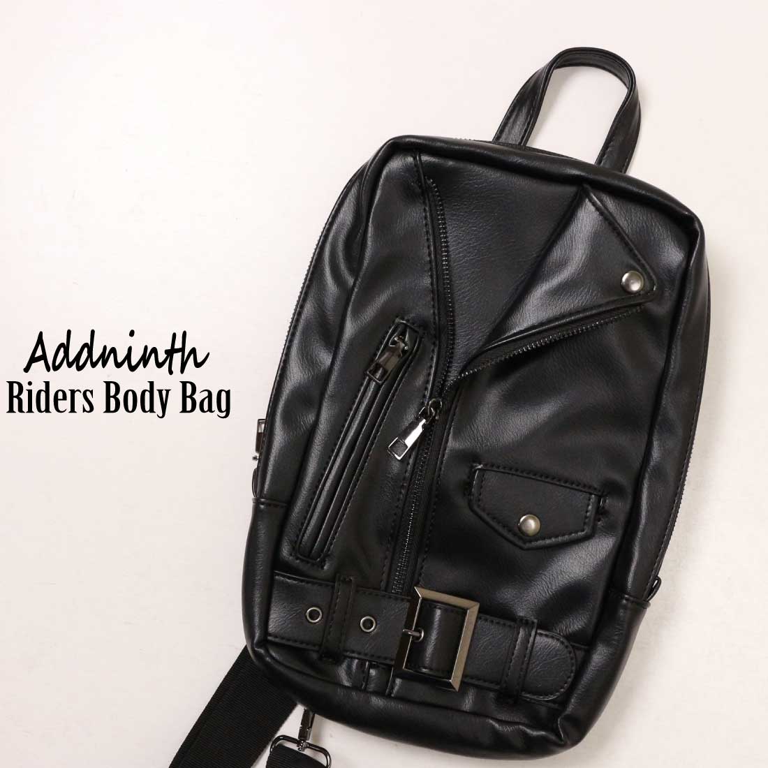 Add Ninth ライダース ボディバッグ NC1149 ジャケット 革ジャン風