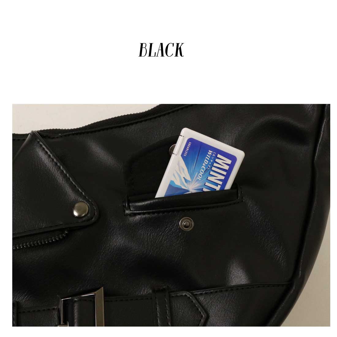 Add Ninth ライダース ボディバッグ NC1150 ジャケット 革ジャン風