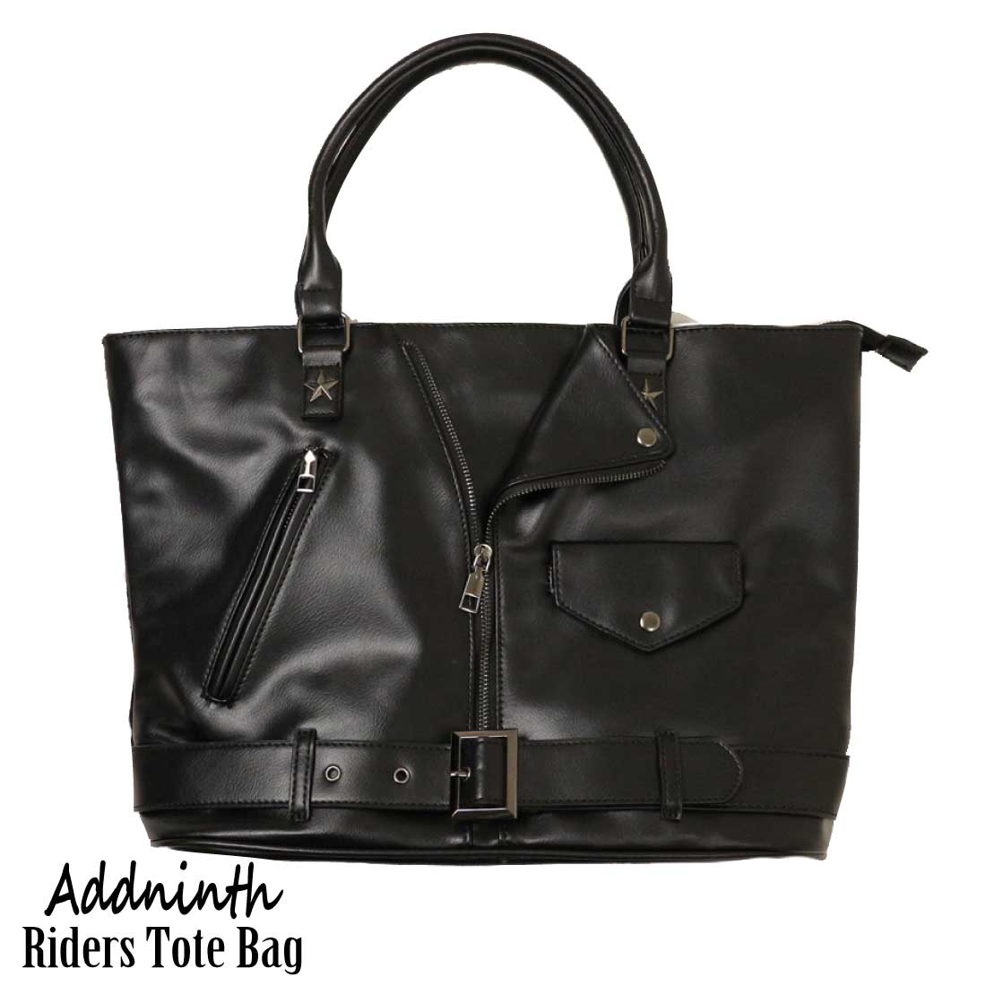 Add Ninth ライダーストートバッグ トートバッグ ジャケット 革ジャン