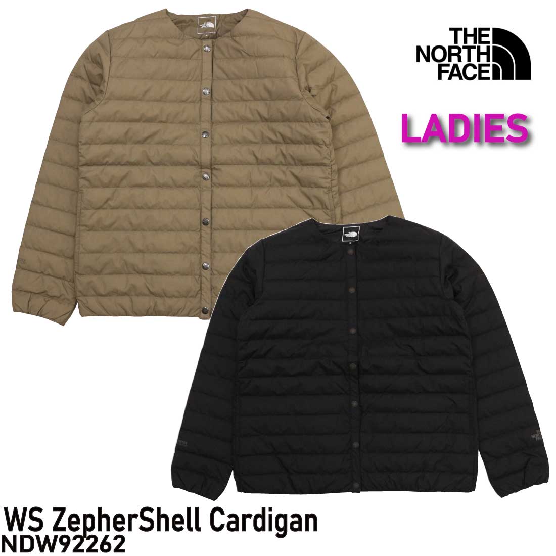 THE NORTH FACE ザ・ノース・フェイス NDW92262 ウィンドストッパーゼファーシェルカーディガン ダウンカーディガン ゴールドウィン  正規販売店 レディース