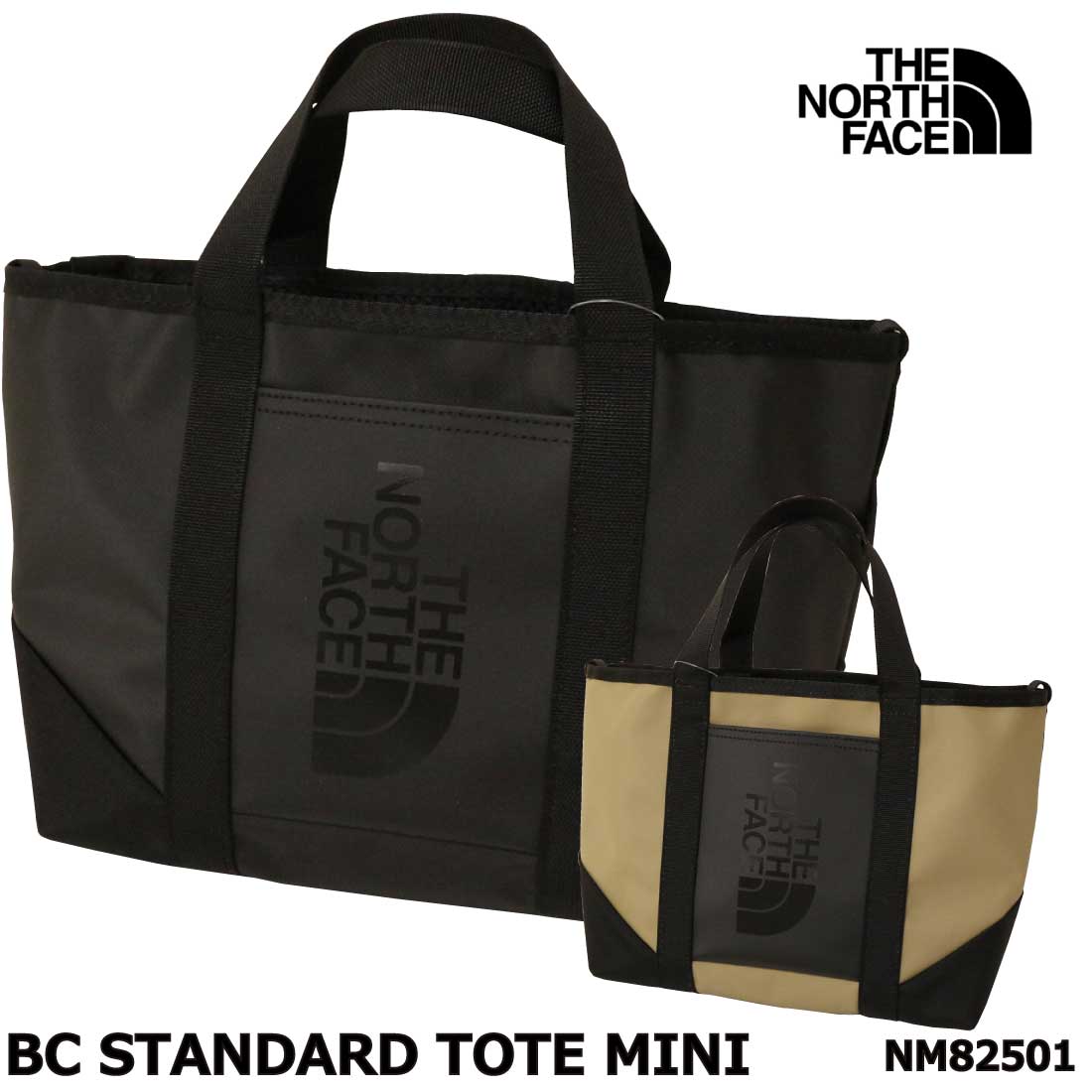 THE NORTH FACE スタンダードトートミニ NM82501 ブラック THE NORTH FACE ザ・ノース・フェイス BC STANDARD TOTE MINI BC