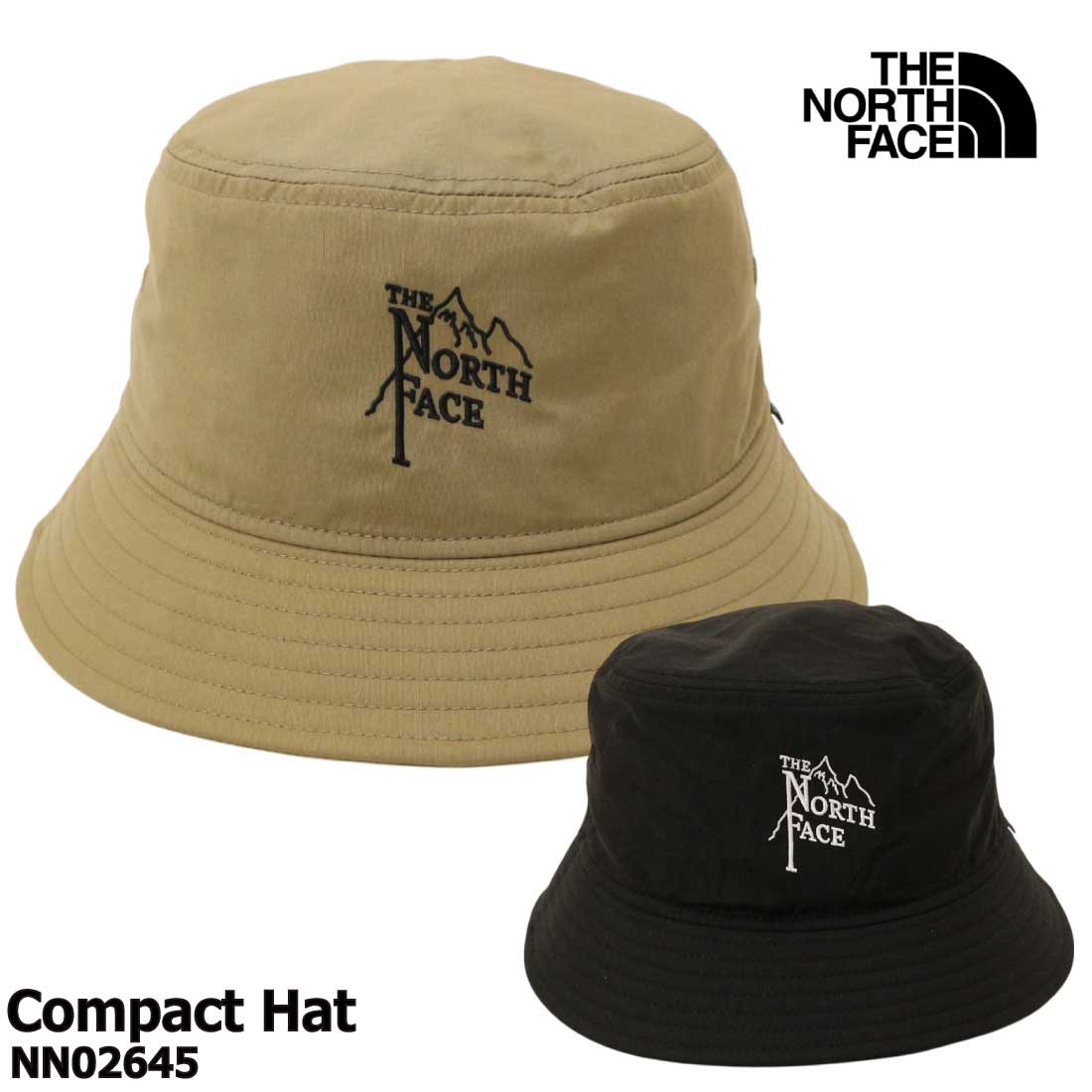 新品タグ付き ANEW ロゴ　ハット　UNISEX THE NORTH FACE（ザ ノースフェイス） NN02645 コンパクトハット ユニ