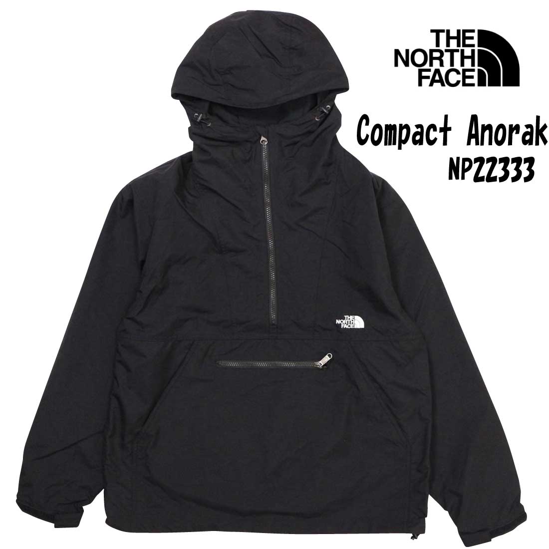 XL　ノースフェイス　コンパクトアノラック　NP22333　黒　K　ブラック 公式】コンパクトアノラック（メンズ）｜ザ・ノース・フェイス