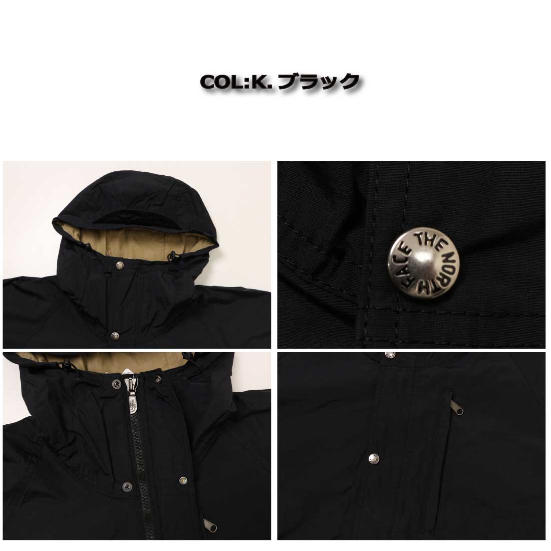 THE NORTH FACE / MOUNTAIN PARKA_マウンテンパーカ/L/ナイロン/BLK THE NORTH FACE（ザ ノースフェイス） マウンテンパーカ NP72534