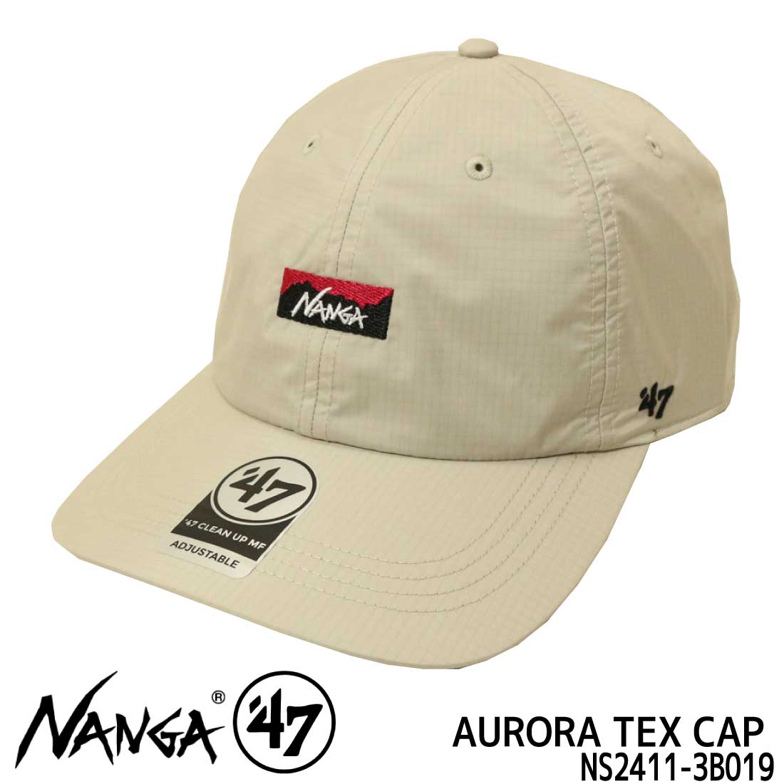 NANGA NANGAx&apos;47 コラボ 帽子 キャップ NS2411-3B019 オーロラテックスキ...